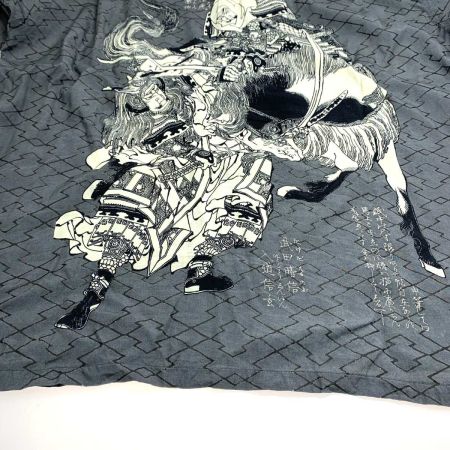  SUN SURF サンサーフ メンズ衣料 アロハシャツ 葛飾北斎 画本武蔵鐙 グレー