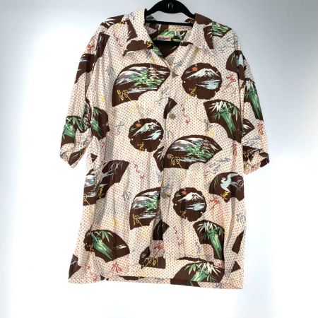  SUN SURF サンサーフ メンズ衣料  アロハシャツ JAPANESE TRADITION ピンク