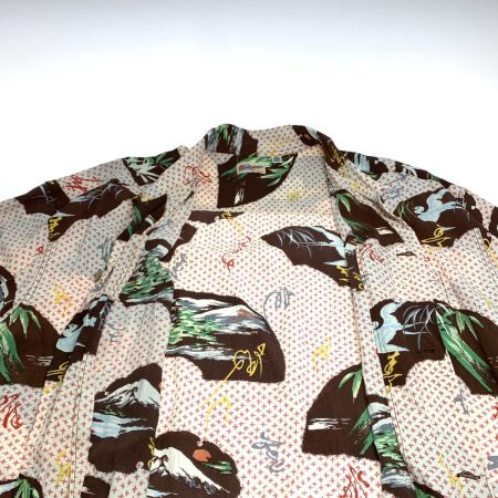  SUN SURF サンサーフ メンズ衣料  アロハシャツ JAPANESE TRADITION ピンク