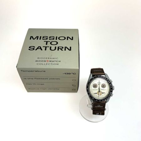  SWATCH スウォッチ 腕時計 ミッション・トゥ・サターン SO33T100 OMEGAコラボモデル SO33T100