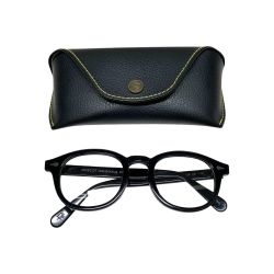 ●● MOSCOT アイウェア 眼鏡  LEMTOSH  ケース付 49 24-145 ブラック Bランク