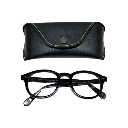 MOSCOT アイウェア 眼鏡  LEMTOSH  ケース付 49 24-145 ブラック