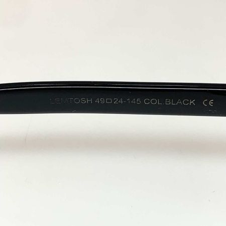  MOSCOT アイウェア 眼鏡  LEMTOSH  ケース付 49 24-145 ブラック