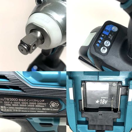  MAKITA マキタ 締付工具 インパクトレンチ TW300DRGX ブルー