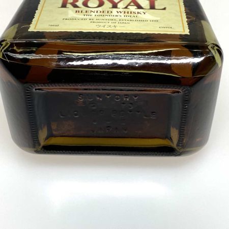 【北海道内限定発送】 ROYAL サントリーローヤル 蒸留酒類 ウィスキー ジャパニーズ 700ml 43％ BLENDED WHISKY 未開栓