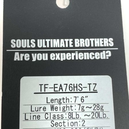  SOULS ソウルズ ルアーロッド トラウトファイナリスト エクスプローラー E-CLASS  TF-EA76HS-TZ