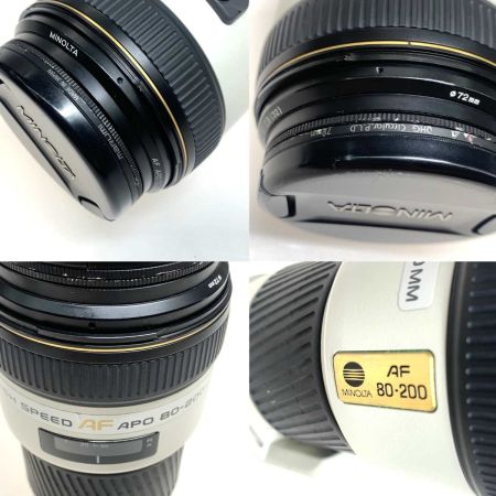  MINOLTA ミノルタ カメラ周辺機器 レンズ ケース付 AF APO 80-200mm