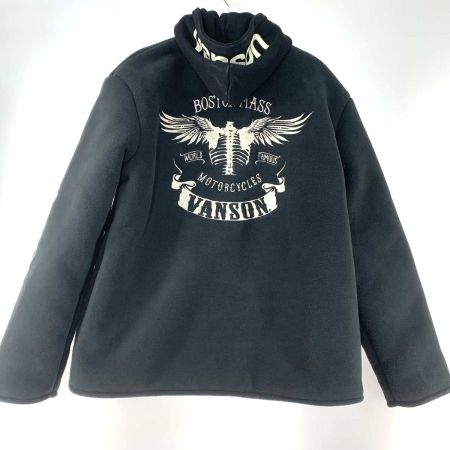  VANSON バンソン 中綿フリースジャケット  メンズ SIZE XL  NVSZ-2315 ブラック