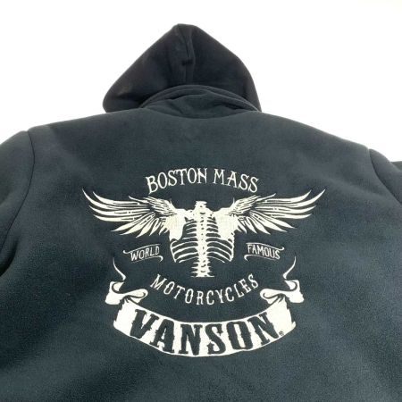  VANSON バンソン 中綿フリースジャケット  メンズ SIZE XL  NVSZ-2315 ブラック