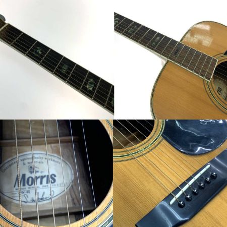  MORRIS モーリス 楽器  アコースティックギター 80705 本体のみ W-40
