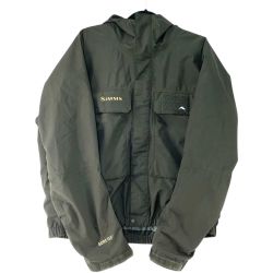 ●● SIMMS 釣り服飾  フィッシングジャケット SIZE M  ゴアテックス オリーブ Bランク