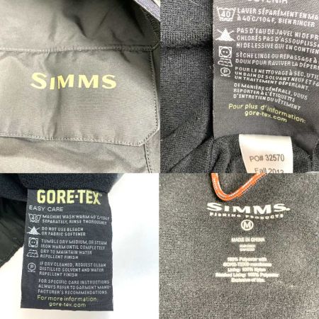  SIMMS 釣り服飾  フィッシングジャケット SIZE M  ゴアテックス オリーブ