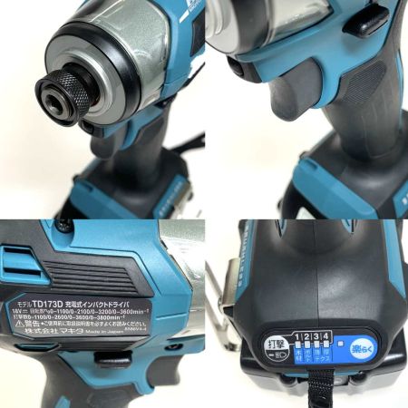  MAKITA マキタ 締付工具 インパクトドライバ コードレス式 18v 928523 TD173DRGX ブルー
