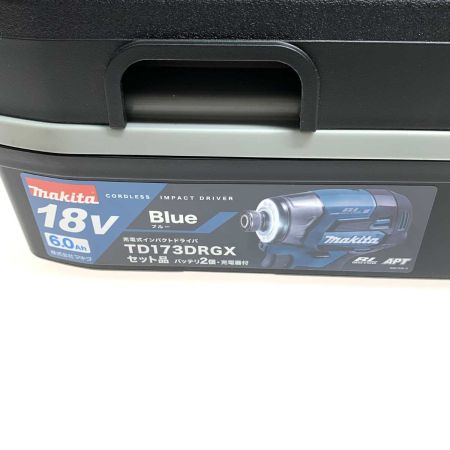  MAKITA マキタ 締付工具 インパクトドライバ コードレス式 18v 928523 TD173DRGX ブルー