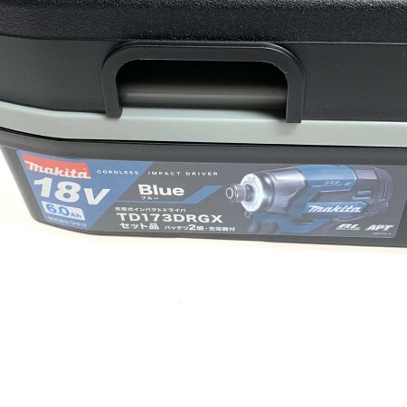  MAKITA マキタ 締付工具 インパクトドライバ コードレス式 18v 928524 TD173DRGX ブルー
