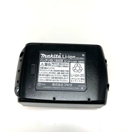  MAKITA マキタ 工具関連用品 バッテリー 18v 6.0Ah BL1860B ブラック