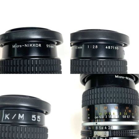  Nikon ニコン カメラ周辺機器 レンズ　ジャンク品(D) Micro-Nikkor 55mm f/2.8S