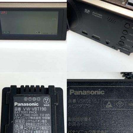  Panasonic パナソニック ビデオカメラ  W580M-T
