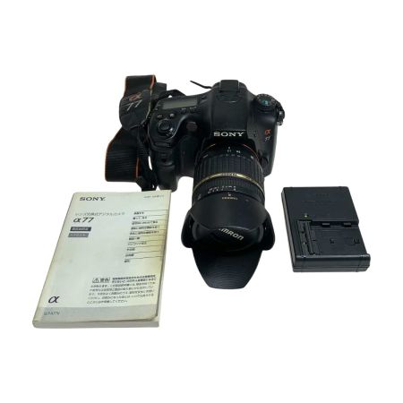  SONY ソニー デジタルカメラ ミラーレス一眼 TAMRONレンズXR Di II 17-50mm付 α77