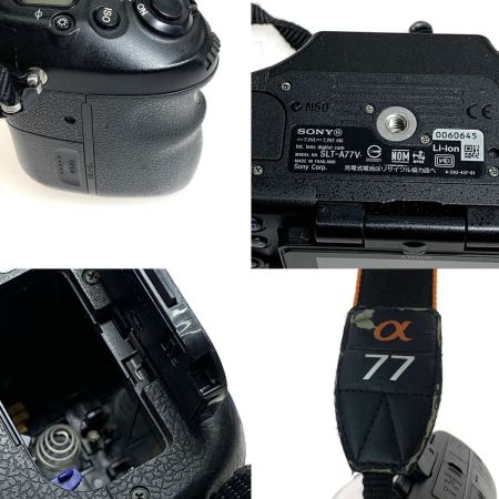  SONY ソニー デジタルカメラ ミラーレス一眼 TAMRONレンズXR Di II 17-50mm付 α77