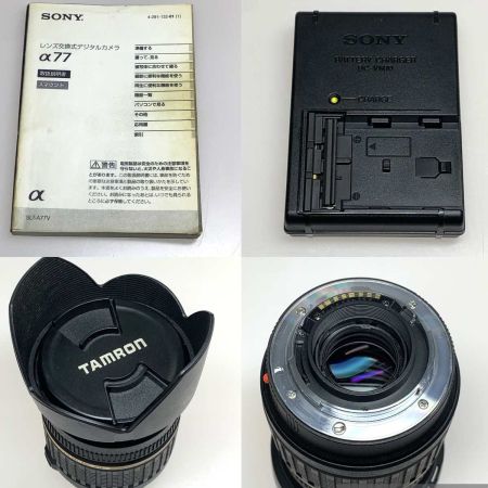 SONY ソニー デジタルカメラ ミラーレス一眼 TAMRONレンズXR Di II 17-50mm付 α77