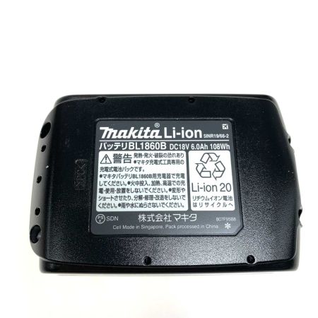  MAKITA マキタ 工具関連用品 バッテリー18v 6.0Ah BL1860B ブラック