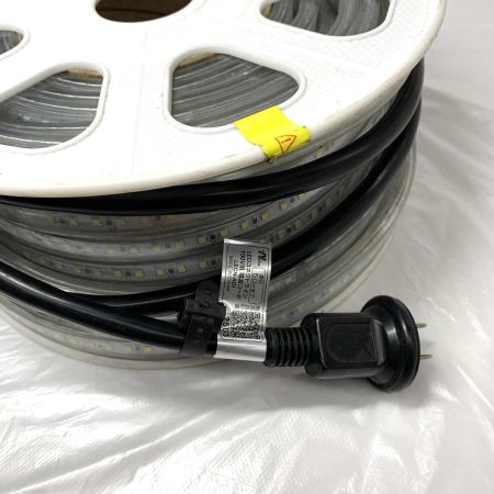   工具 LEDコネクトライン 両面発光 20m 白 電源コード付 LECN-W-R20L