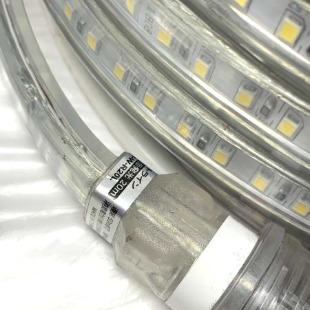   工具　 LEDコネクトライン 両面発光 20m 白 電源コード付 LECN-W-R20L