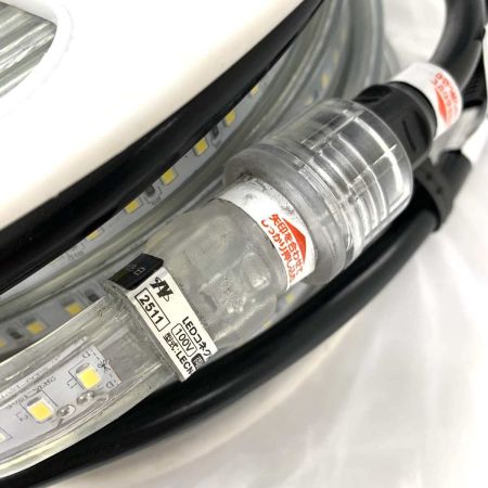   工具  LEDコネクトライン 両面発光 20m 白 電源コード付 LECN-W-R20L
