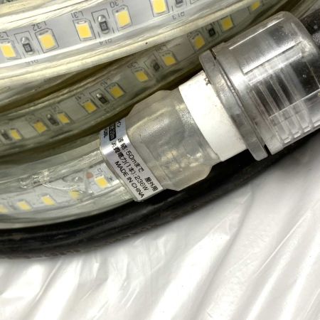  工具 LEDコネクトライン 両面発光 20m 白 電源コード付 LECN-W-R20L
