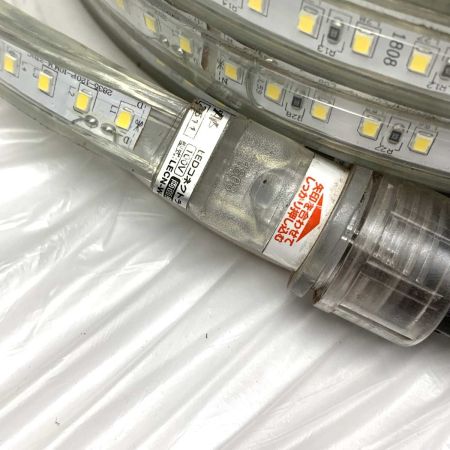   工具 LEDコネクトライン 両面発光 20m 白 電源コード付 LECN-W-R20L