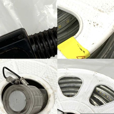   工具 LEDコネクトライン 両面発光 20m 白 電源コード付 LECN-W-R20L