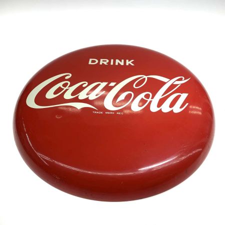  Coca-Cola コカコーラ レトロ ホーロー看板 60cm ダメージあり