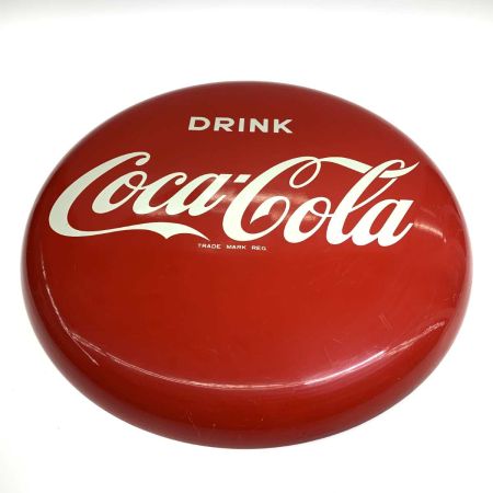  Coca-Cola コカコーラ レトロ ホーロー看板　60cm　ダメージあり
