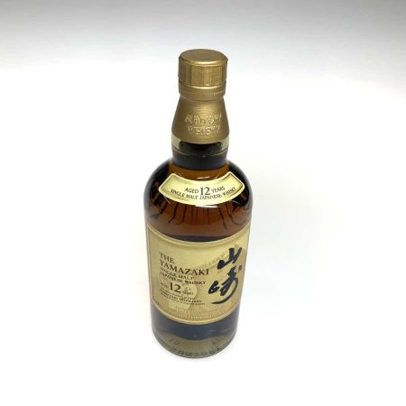 【北海道内限定発送】 YAMAZAKI 山崎/サントリー ウィスキー ジャパニーズ  700ml 箱付 12年 43% 未開栓