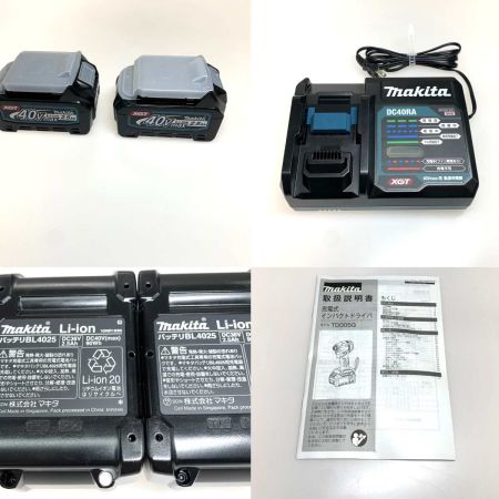 MAKITA マキタ 締付工具 インパクトドライバ  TD005GRDXB ブラック