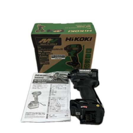 HiKOKI ハイコーキ 締付工具  インパクトドライバ 本体のみ 36v J4400810 WH36DD
