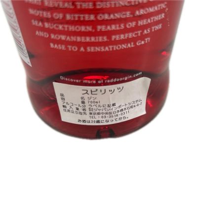 RED DOOR 蒸留酒類 スピリッツ ジン 700ml 未開栓