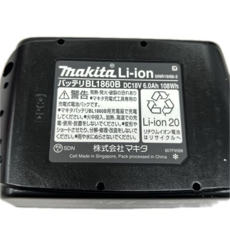 MAKITA マキタ 工具関連用品 バッテリー 18v 6.0Ah BL1860B ブラック