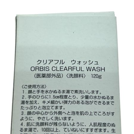 サニタリー用品 洗顔剤 ORBIS クリアフル ウォッシュ 3個セット　医薬部外品