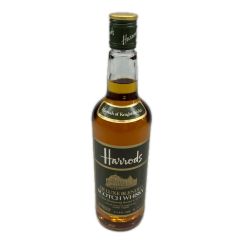 蒸留酒類 ウィスキー スコッチ 750ml Harrods デラックスブレンデッド 43% Sランク 未開栓