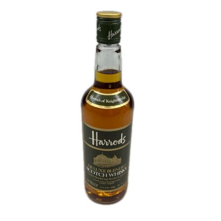 蒸留酒類 ウィスキー スコッチ 750ml Harrods デラックスブレンデッド 43% 未開栓