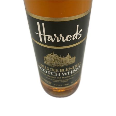 蒸留酒類 ウィスキー スコッチ 750ml Harrods デラックスブレンデッド 43% 未開栓