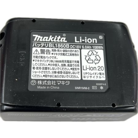 MAKITA マキタ 工具関連用品 バッテリー  18v 6.0Ah BL1860B ブラック