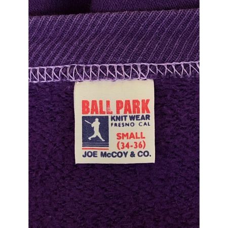  JOE McCOY メンズ スウェット サイズS パープル