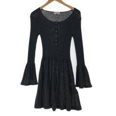  eSSeNtieL HIROKO BIS レディース ワンピース ニットワンピース サイズ38 グレー Bランク