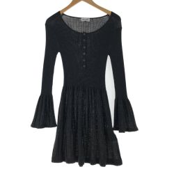 〇〇 eSSeNtieL HIROKO BIS レディース ワンピース ニットワンピース サイズ38 グレー Bランク