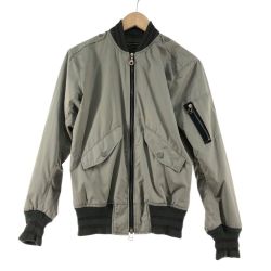 〇〇 IZRREL メンズ ジャケット MA-1ジャケット サイズ44 カーキ Bランク