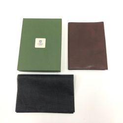 〇〇 CYPRIS キプリス ブックカバー 文庫本サイズ シラサギレザー  ブラウン Sランク