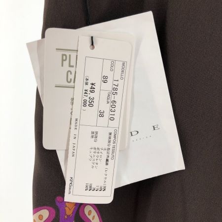  PRIDE international プライド インターナショナル レディース ノースリーブワンピース サイズ38 ブラウン